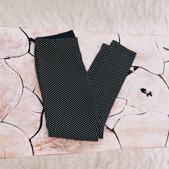 CALVIN KLEIN POLKA DOT ANKLE LENGTH PANTS❤️🖤 - Picture 8 of 9